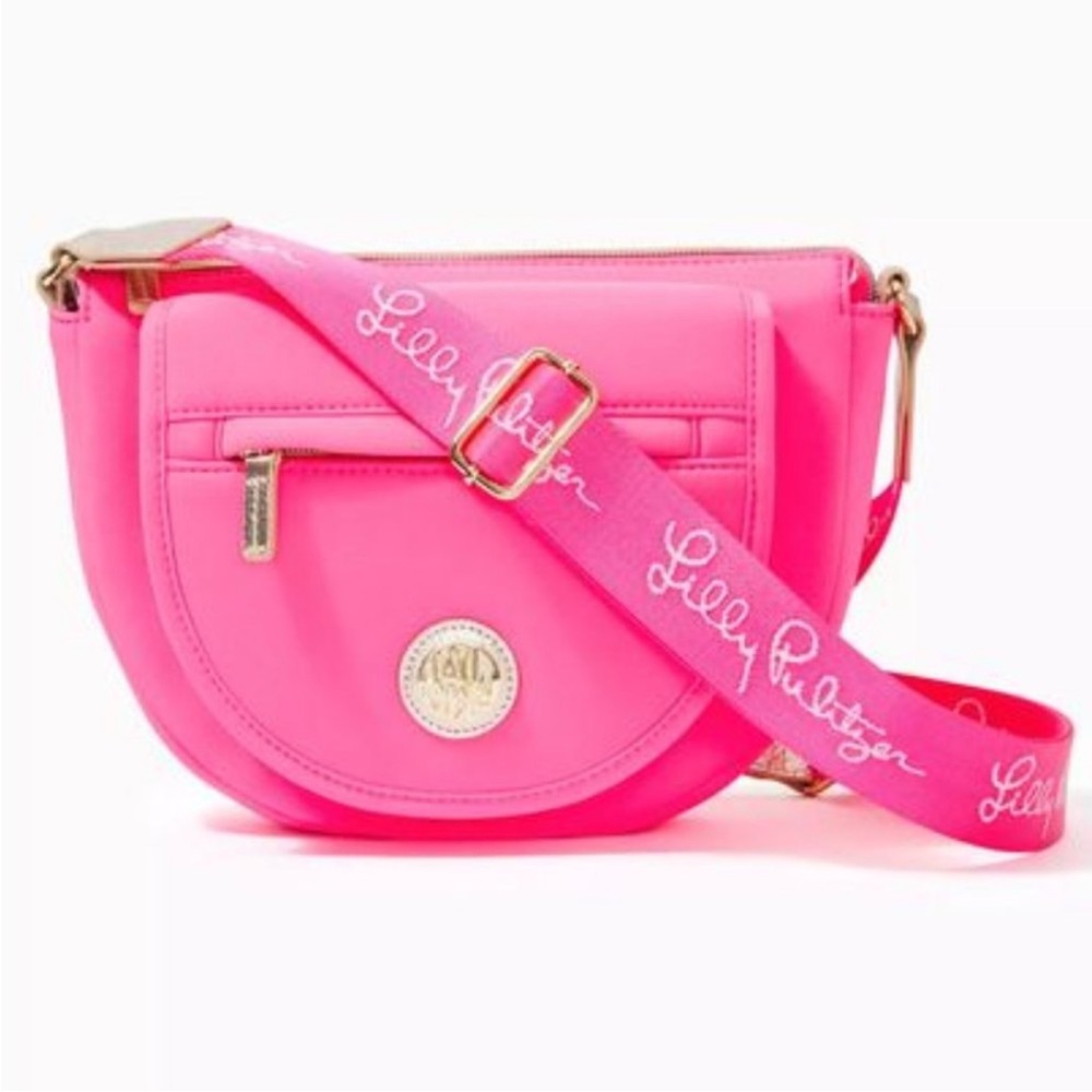 NWOT LILLY PULITZER AURA PINK CROSSBODY